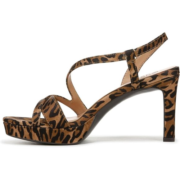 Naturalizer Women Cheetah Print Polyurethane Rounded Open Toes Platform Shoes - Picture 10 of 10